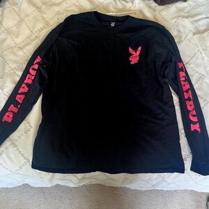 Playboy Bunny Black Longsleeve Tee XL